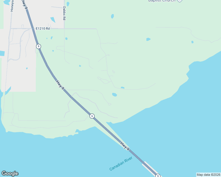 map of restaurants, bars, coffee shops, grocery stores, and more near 180 RR 5 in Eufaula