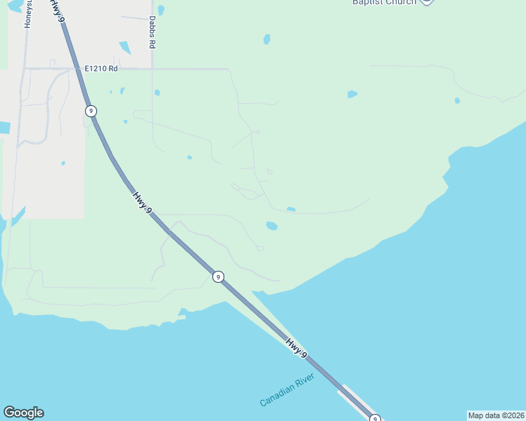 map of restaurants, bars, coffee shops, grocery stores, and more near 180 RR 5 in Eufaula