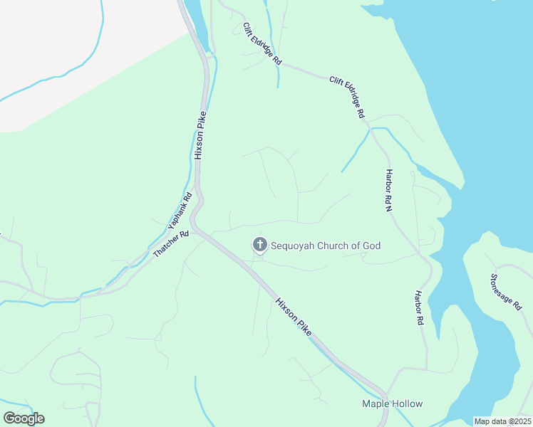 map of restaurants, bars, coffee shops, grocery stores, and more near 2059 River Watch Drive in Soddy-Daisy