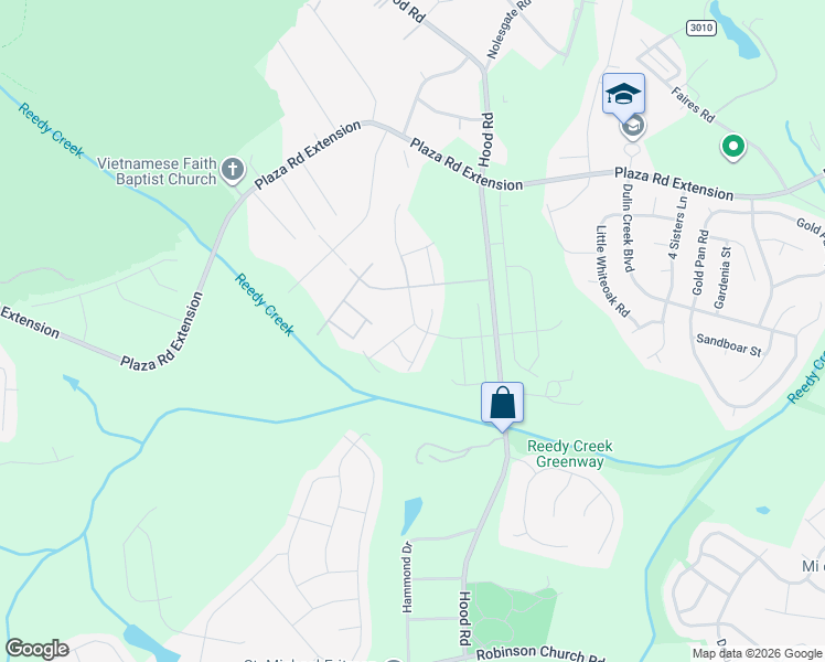 map of restaurants, bars, coffee shops, grocery stores, and more near in Charlotte