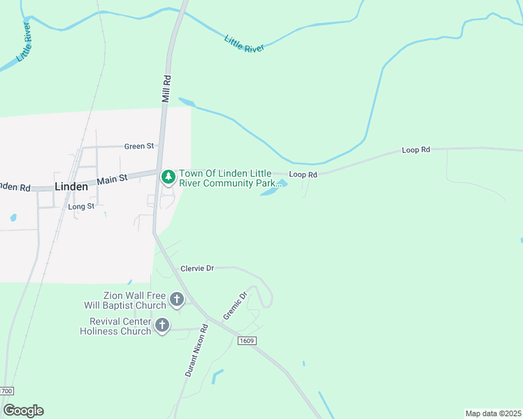 map of restaurants, bars, coffee shops, grocery stores, and more near 5244 Loop Road in Linden