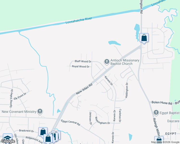 map of restaurants, bars, coffee shops, grocery stores, and more near 4705 Royal Ridge Drive in Memphis