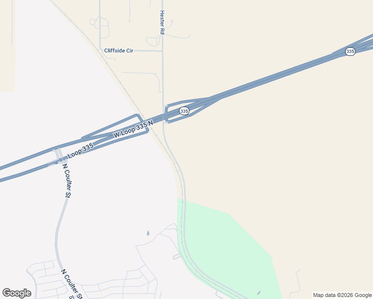 map of restaurants, bars, coffee shops, grocery stores, and more near 6100 Hester Drive in Amarillo