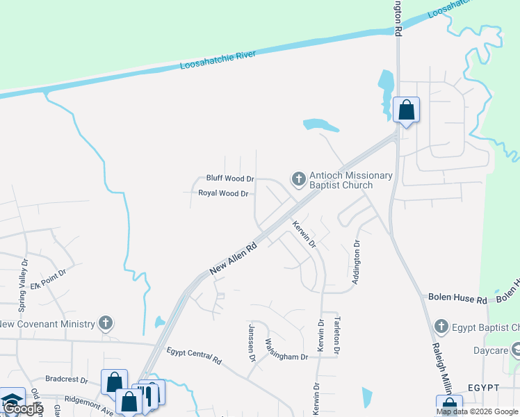map of restaurants, bars, coffee shops, grocery stores, and more near 4705 Royal Ridge Drive in Memphis