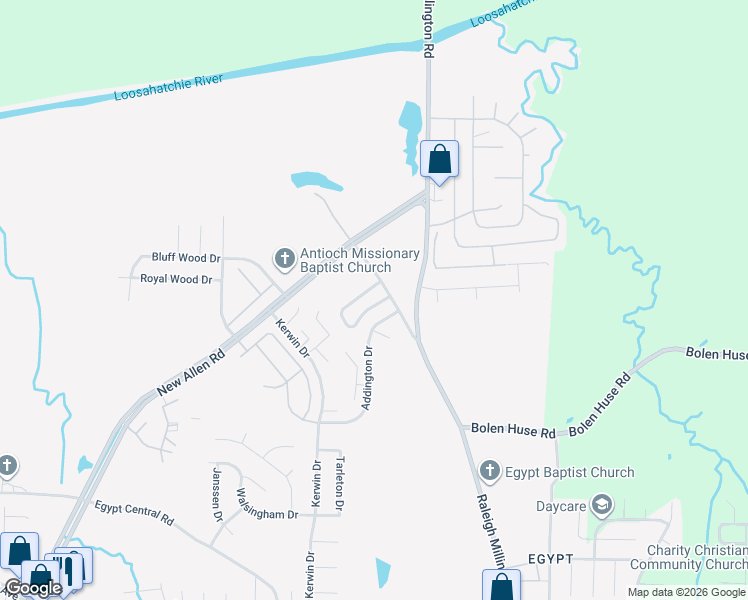 map of restaurants, bars, coffee shops, grocery stores, and more near 3954 Chelsea Hill Drive in Memphis