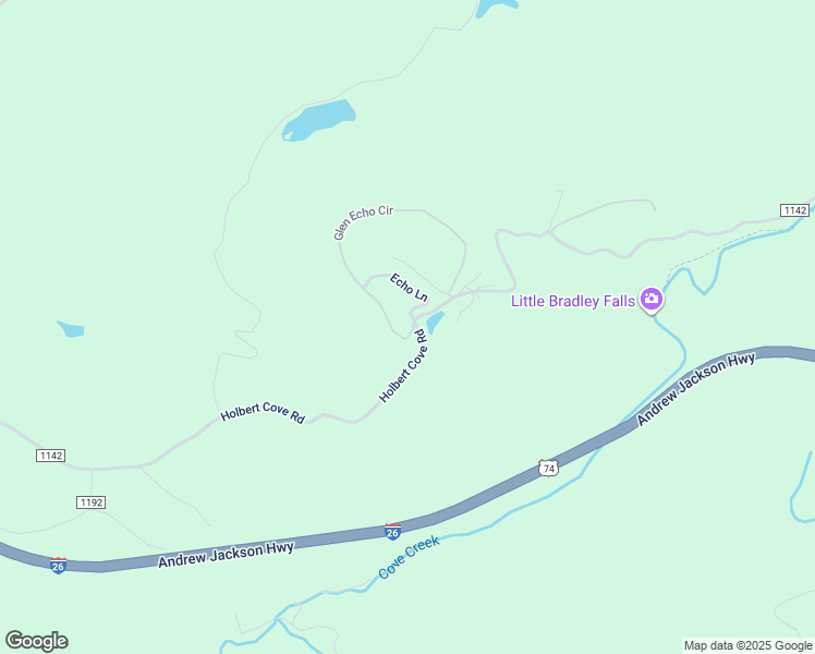 map of restaurants, bars, coffee shops, grocery stores, and more near 31 Echo Lane in Saluda