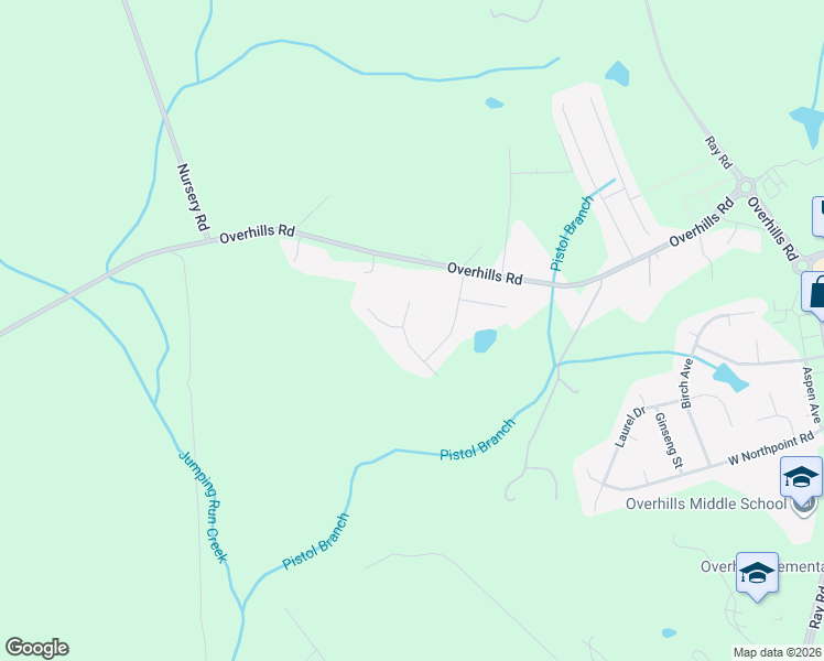 map of restaurants, bars, coffee shops, grocery stores, and more near 150 Marthas Lane in Spring Lake