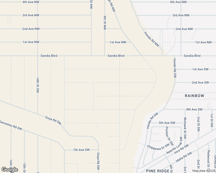 map of restaurants, bars, coffee shops, grocery stores, and more near 926 2nd Avenue Southwest in Rio Rancho
