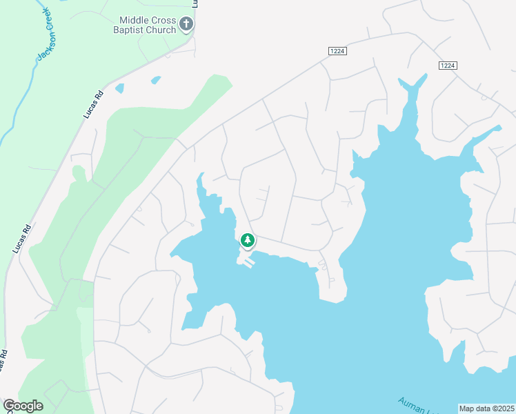 map of restaurants, bars, coffee shops, grocery stores, and more near 103 Timber Ridge Court in Seven Lakes