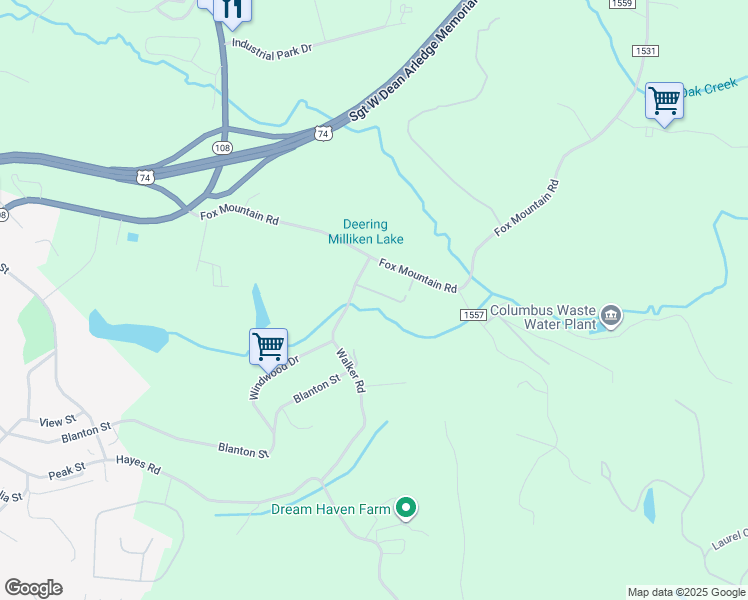 map of restaurants, bars, coffee shops, grocery stores, and more near 68 Timothy Lane in Columbus