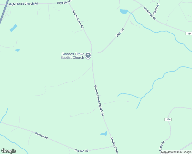 map of restaurants, bars, coffee shops, grocery stores, and more near 825 Goodes Grove Church Road in Mooresboro