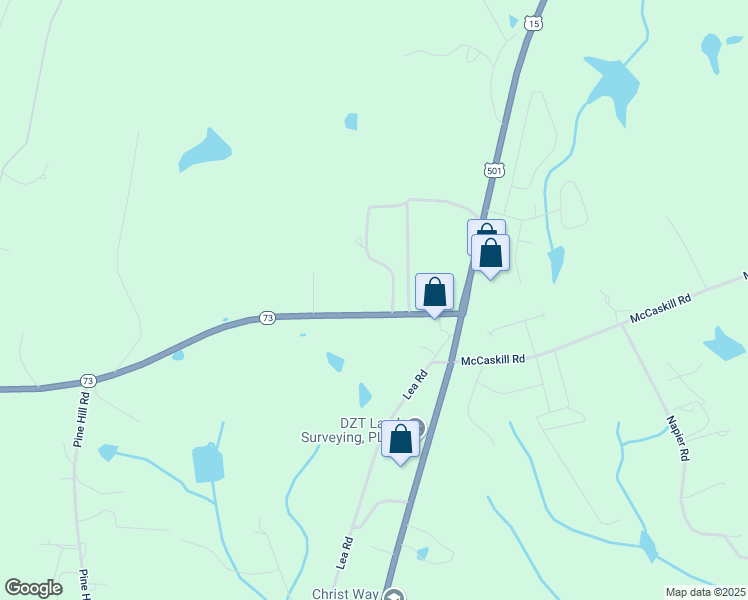 map of restaurants, bars, coffee shops, grocery stores, and more near 216 North Carolina 73 in Moore County