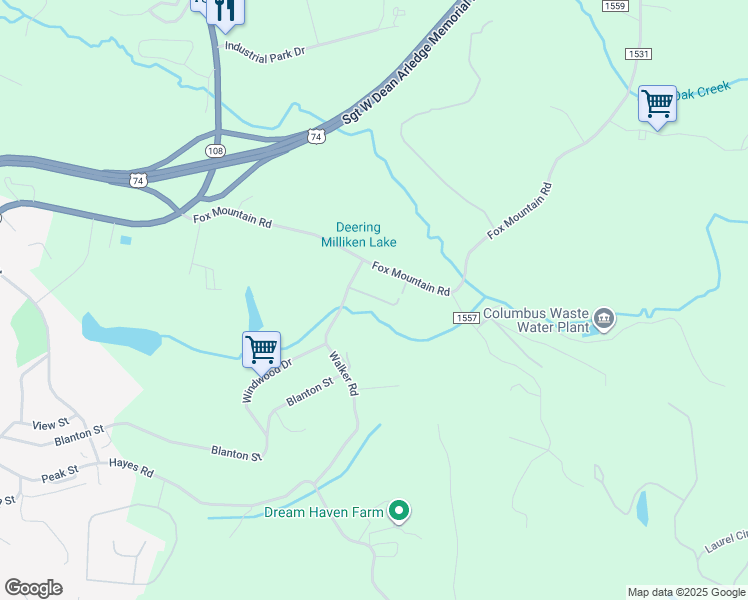 map of restaurants, bars, coffee shops, grocery stores, and more near 68 Timothy Lane in Columbus