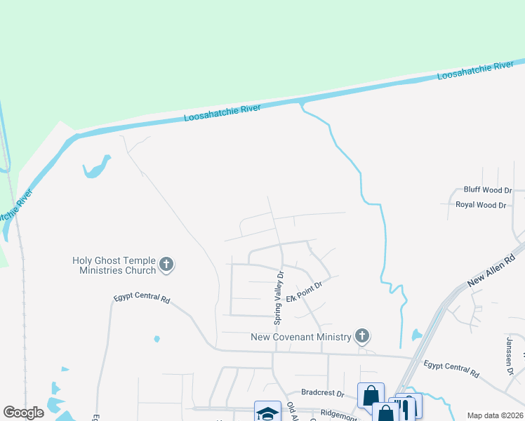 map of restaurants, bars, coffee shops, grocery stores, and more near 3310 Sandy Springs Drive in Memphis