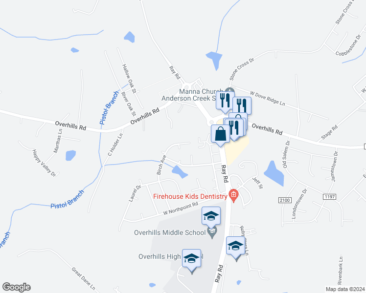 map of restaurants, bars, coffee shops, grocery stores, and more near 200 Spring Avenue in Spring Lake