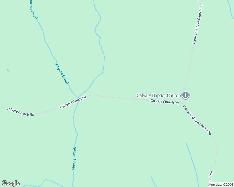 map of restaurants, bars, coffee shops, grocery stores, and more near 577 Calvary Church Road in Mount Gilead