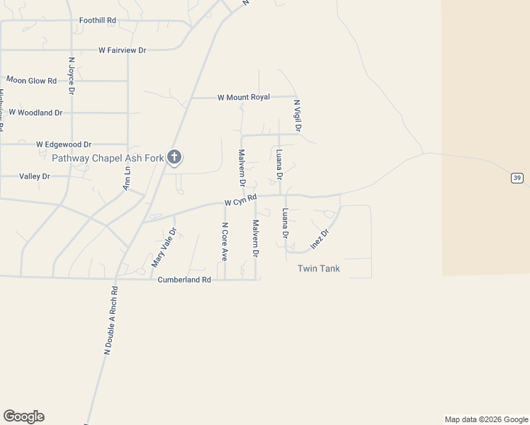 map of restaurants, bars, coffee shops, grocery stores, and more near 2237 Malvern Drive in Ash Fork