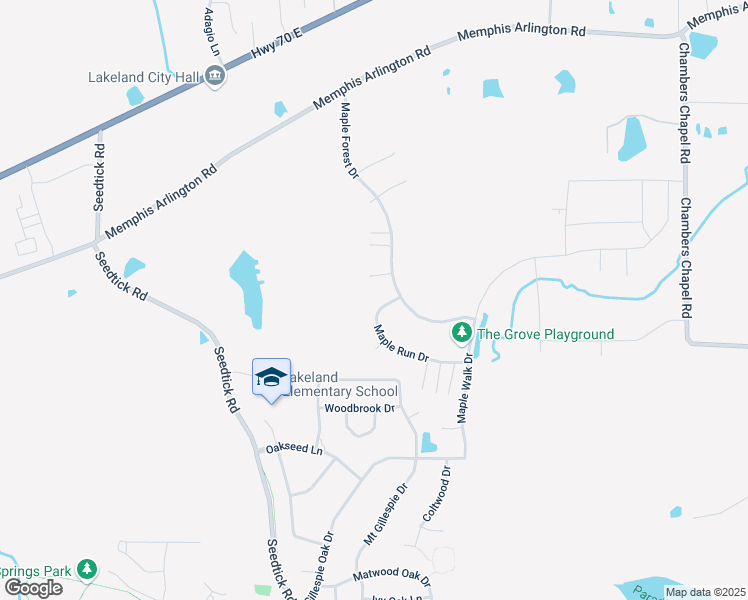 map of restaurants, bars, coffee shops, grocery stores, and more near 10185 Maple Run Drive in Arlington