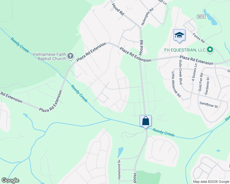 map of restaurants, bars, coffee shops, grocery stores, and more near 8301 Rolling Wheels in Charlotte