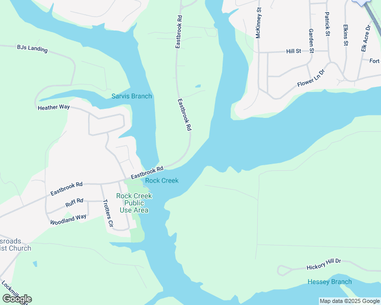 map of restaurants, bars, coffee shops, grocery stores, and more near 627 Eastbrook Road in Estill Springs