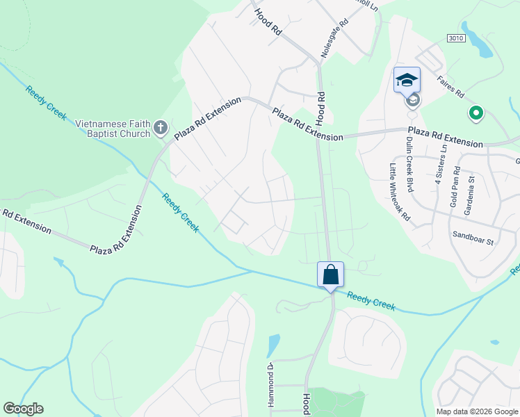 map of restaurants, bars, coffee shops, grocery stores, and more near 8301 Rolling Wheels in Charlotte