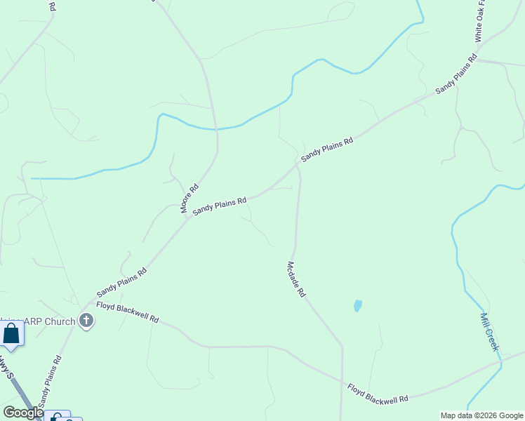 map of restaurants, bars, coffee shops, grocery stores, and more near 1194 Sandy Plains Road in Tryon