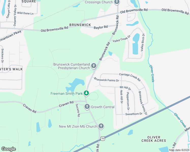 map of restaurants, bars, coffee shops, grocery stores, and more near 8733 Brunswick Farms Drive in Arlington