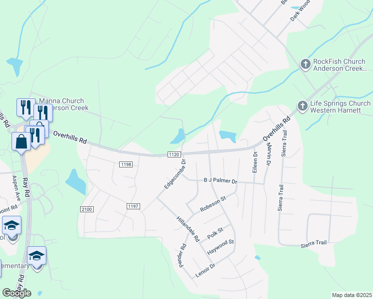 map of restaurants, bars, coffee shops, grocery stores, and more near 231 Scotland Drive in Spring Lake