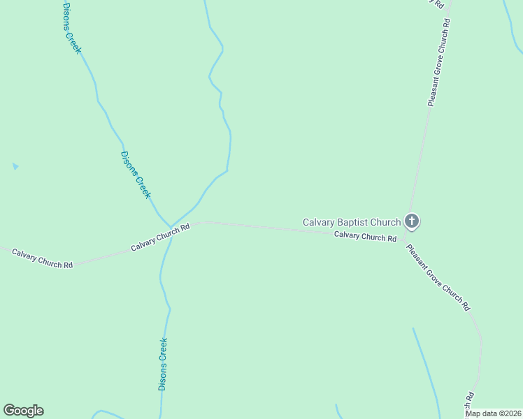 map of restaurants, bars, coffee shops, grocery stores, and more near 577 Calvary Church Road in Mount Gilead