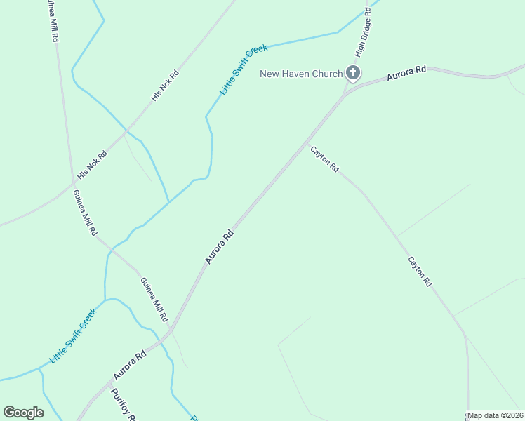 map of restaurants, bars, coffee shops, grocery stores, and more near 2560 Aurora Road in Ernul