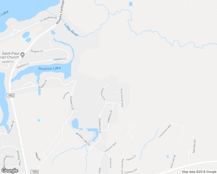 map of restaurants, bars, coffee shops, grocery stores, and more near 50 Goldenrod Drive in Whispering Pines