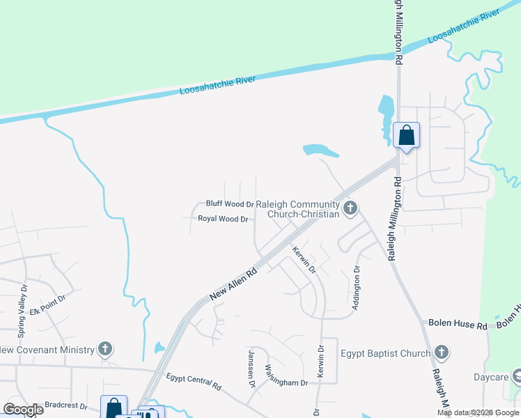 map of restaurants, bars, coffee shops, grocery stores, and more near 4705 Royal Ridge Drive in Memphis