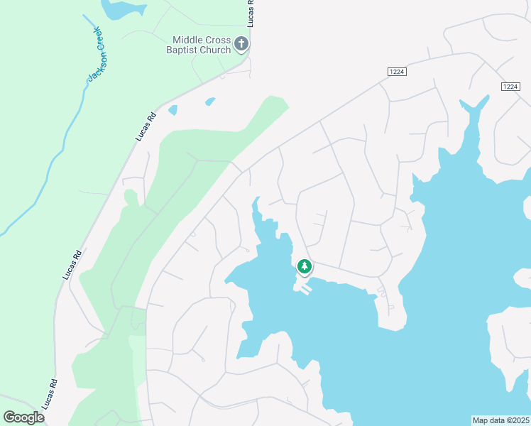 map of restaurants, bars, coffee shops, grocery stores, and more near 103 Thomas Point in Jackson Springs