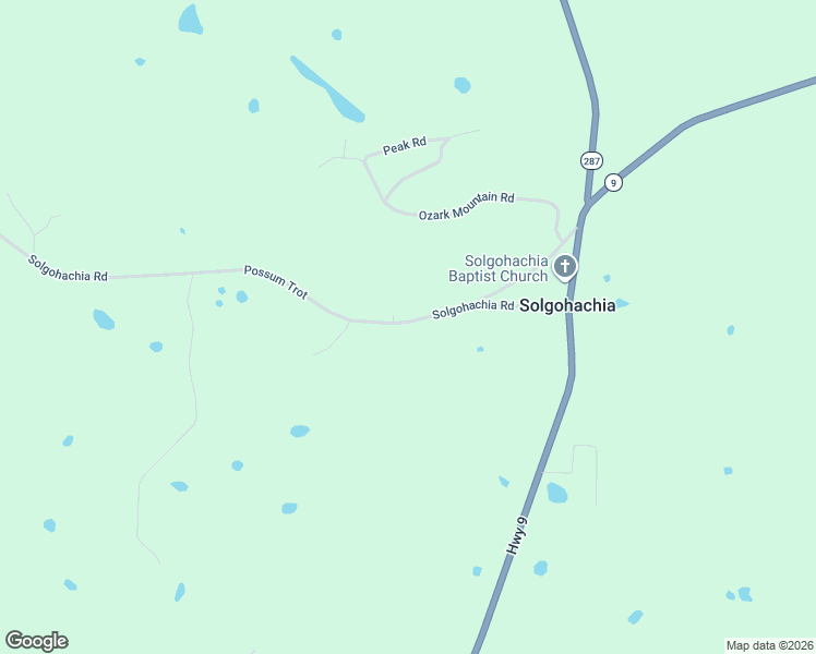 map of restaurants, bars, coffee shops, grocery stores, and more near 1075 Solgohachia Road in Solgohachia