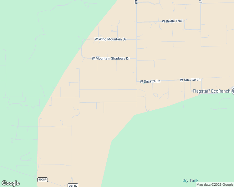 map of restaurants, bars, coffee shops, grocery stores, and more near 8225 West Suzette Lane in Flagstaff