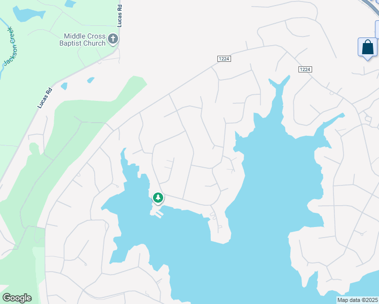 map of restaurants, bars, coffee shops, grocery stores, and more near 122 Smathers Drive in Seven Lakes