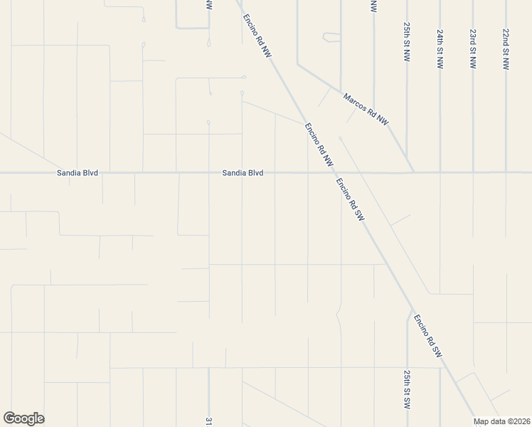 map of restaurants, bars, coffee shops, grocery stores, and more near 29th Street Southwest in Rio Rancho