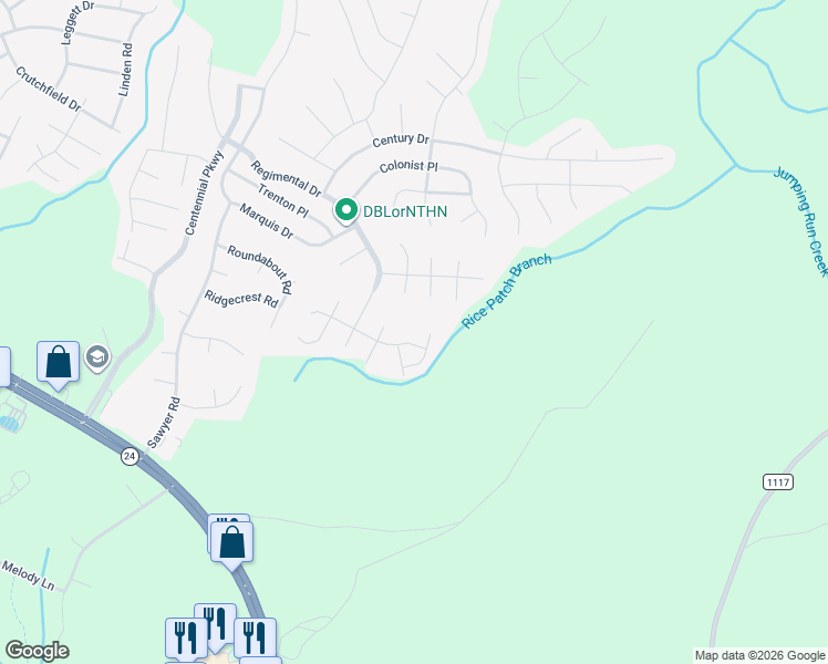 map of restaurants, bars, coffee shops, grocery stores, and more near 91 Cromwell Circle in Cameron