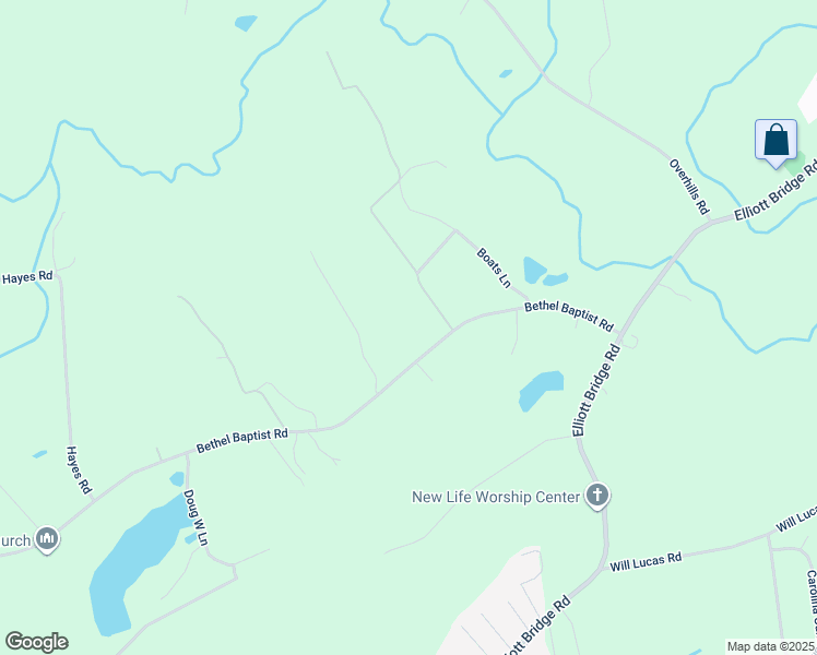 map of restaurants, bars, coffee shops, grocery stores, and more near 45 Mills House Lane in Spring Lake