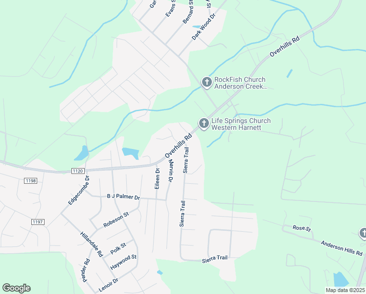 map of restaurants, bars, coffee shops, grocery stores, and more near 139 Sierra Trail in Spring Lake