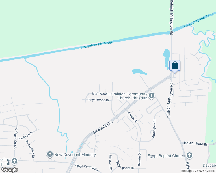 map of restaurants, bars, coffee shops, grocery stores, and more near 4761 Royal Ridge Drive in Memphis