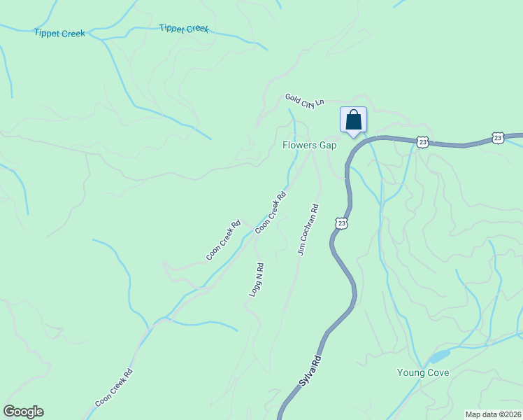 map of restaurants, bars, coffee shops, grocery stores, and more near 1780 Coon Creek Road in Franklin