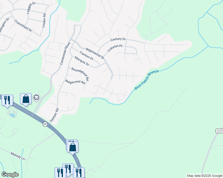 map of restaurants, bars, coffee shops, grocery stores, and more near 16 Fort McClary Court in Cameron
