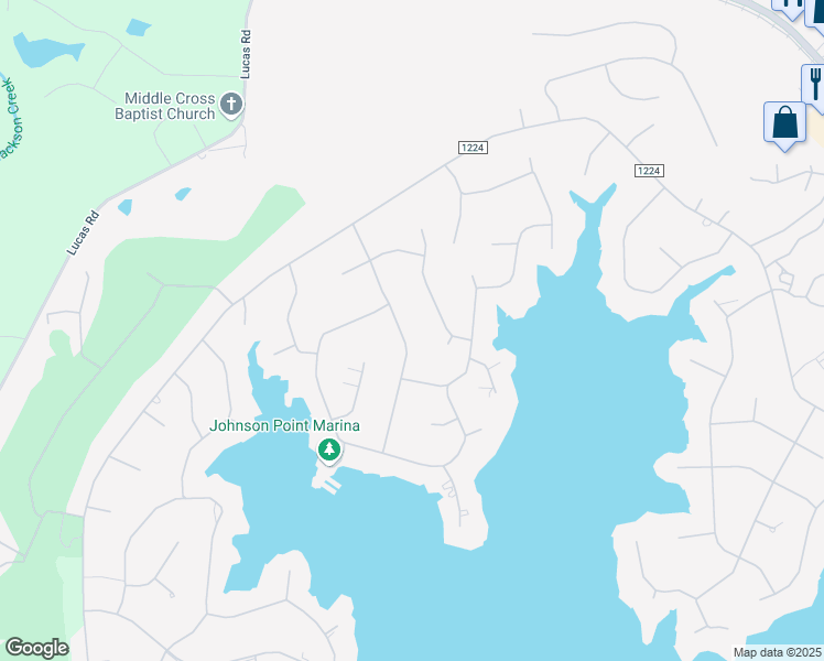 map of restaurants, bars, coffee shops, grocery stores, and more near 123 Smathers Drive in Seven Lakes