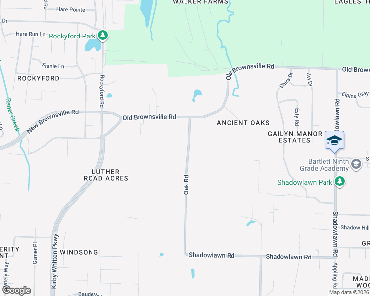 map of restaurants, bars, coffee shops, grocery stores, and more near 4725 Oak Road in Arlington