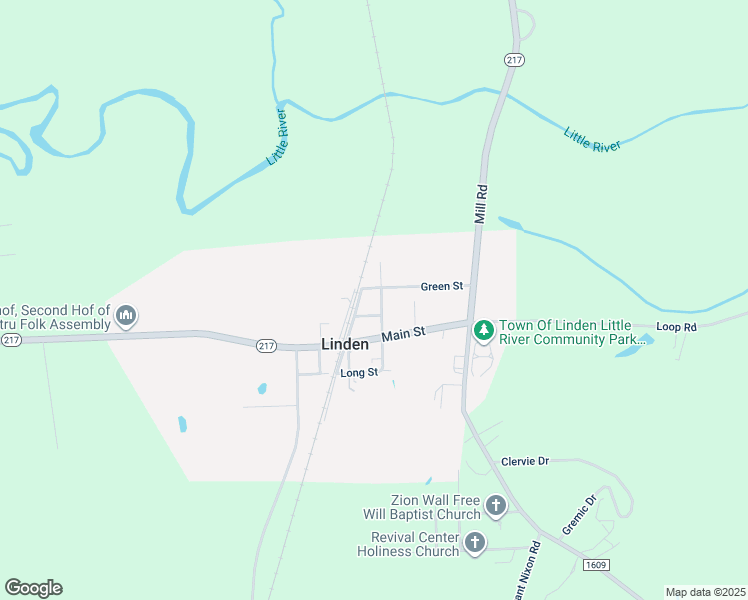 map of restaurants, bars, coffee shops, grocery stores, and more near 9551 Raleigh Street in Linden