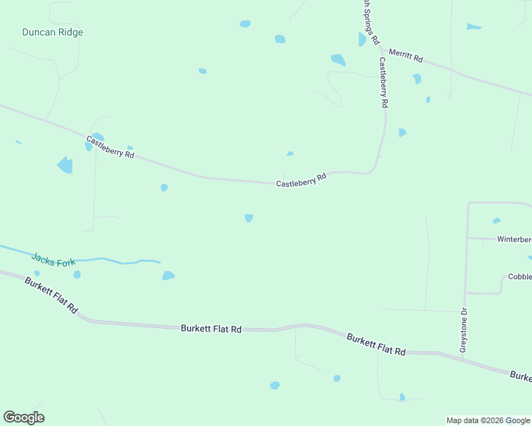 map of restaurants, bars, coffee shops, grocery stores, and more near 248 Castleberry Road in Greenbrier