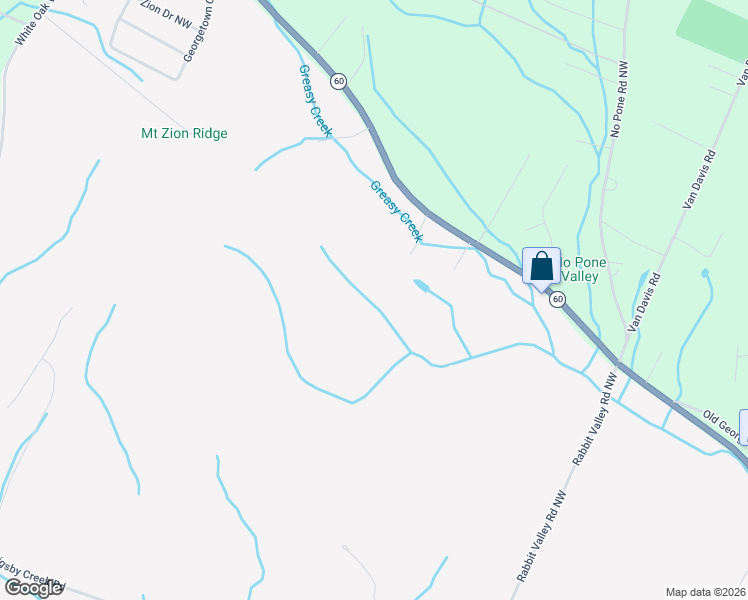 map of restaurants, bars, coffee shops, grocery stores, and more near 6713 Georgetown Road Northwest in Cleveland