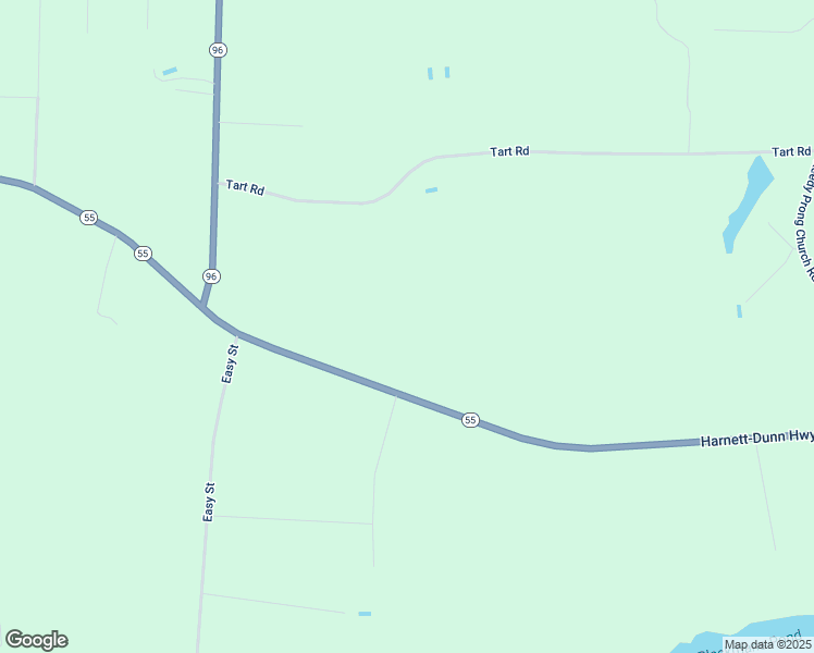 map of restaurants, bars, coffee shops, grocery stores, and more near 3645 Easy Street in Dunn