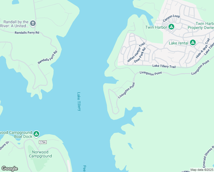 map of restaurants, bars, coffee shops, grocery stores, and more near 741 Livingston Point in Mount Gilead